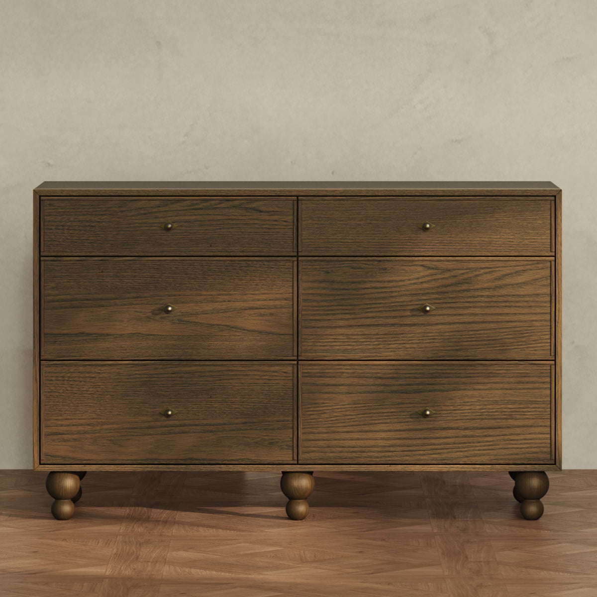 M33316TE,Nate Berkus x Babyletto Astre 6-Drawer Dresser in Toffee