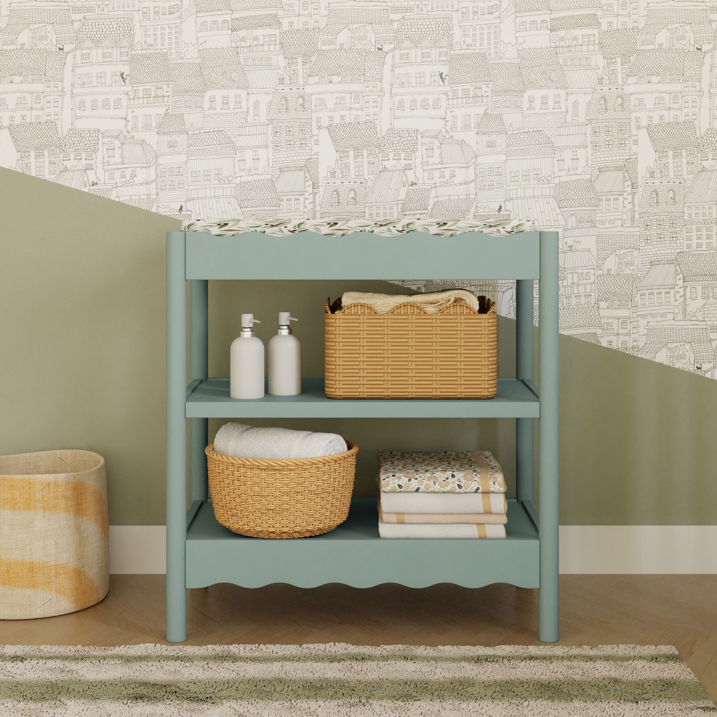 M27902LS,Swell Changing Table in Light Sage