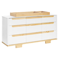 M23428WN,Yuzu 9-Drawer Dresser  Assembled in White/Natural