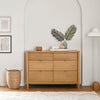 M25616HY,Bondi 6-Drawer Assembled Dresser in Honey
