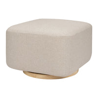 M26385PBEWLB,Kiwi Gliding Ottoman in Performance Beach Eco-Weave w/ Light Wood Base