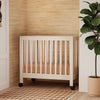 M6698NX,Origami Mini Crib in Washed Natural