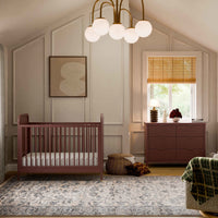 M26716CR,Brimsley Tambour 6-Drawer Assembled Dresser in Crimson