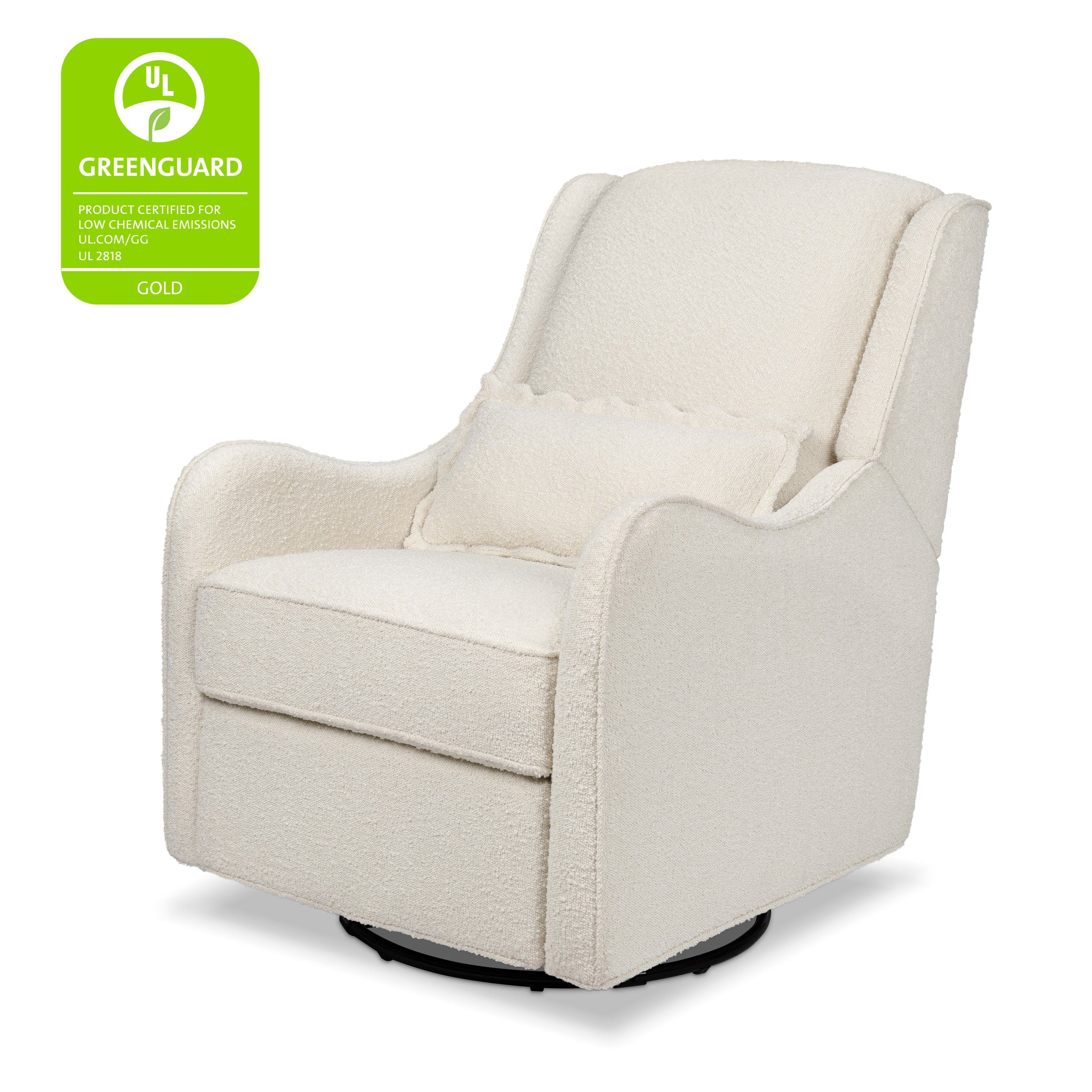M27787WB,Devon Recliner and Swivel Glider in Ivory Boucle