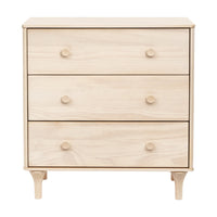 M9023NX,Lolly 3-Drawer Changer Dresser w/Removable Changing Tray in Washed Natural