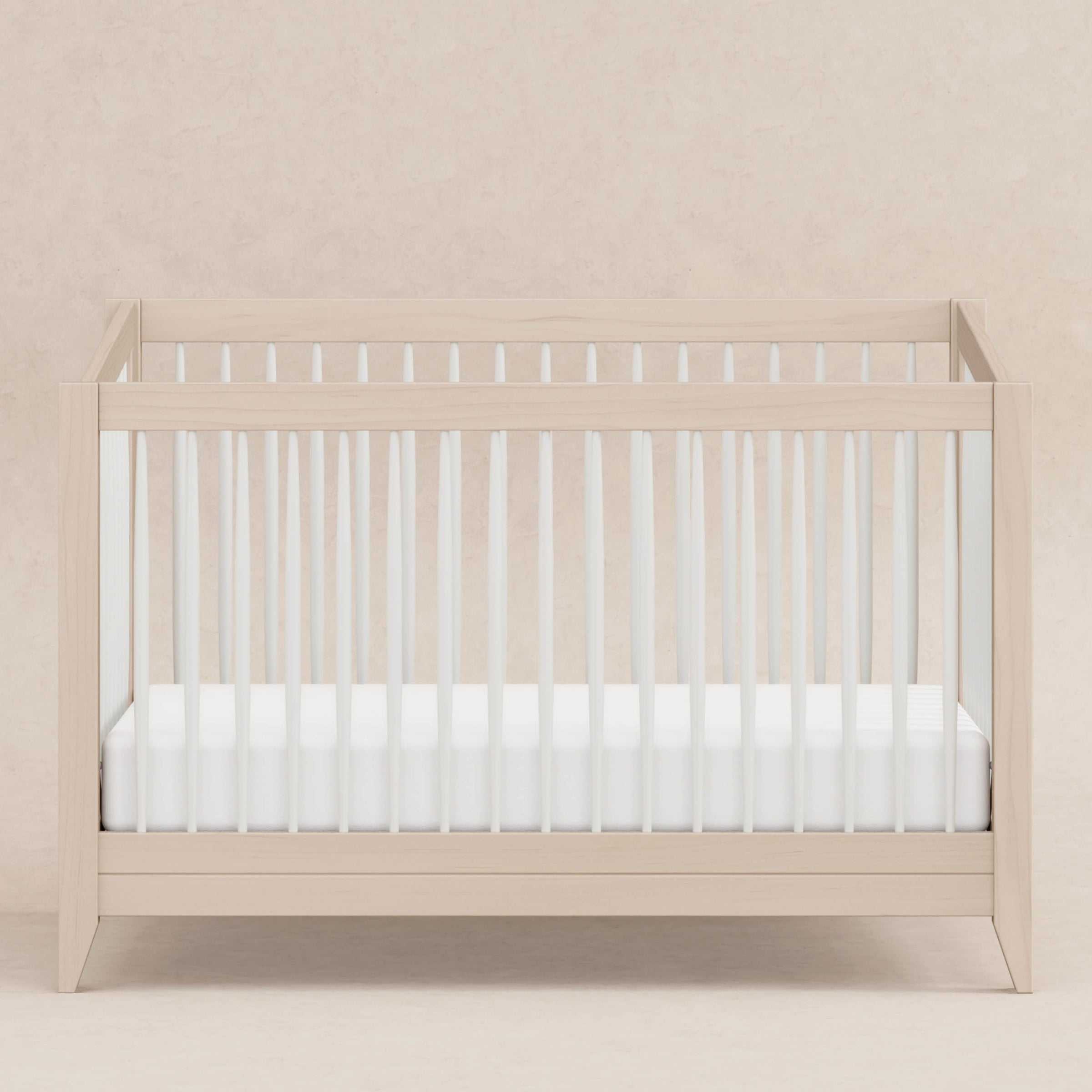 M10301NXW,Sprout 4-in-1 Convertible Crib w/Toddler Bed Conversion Kit in W Natural/White