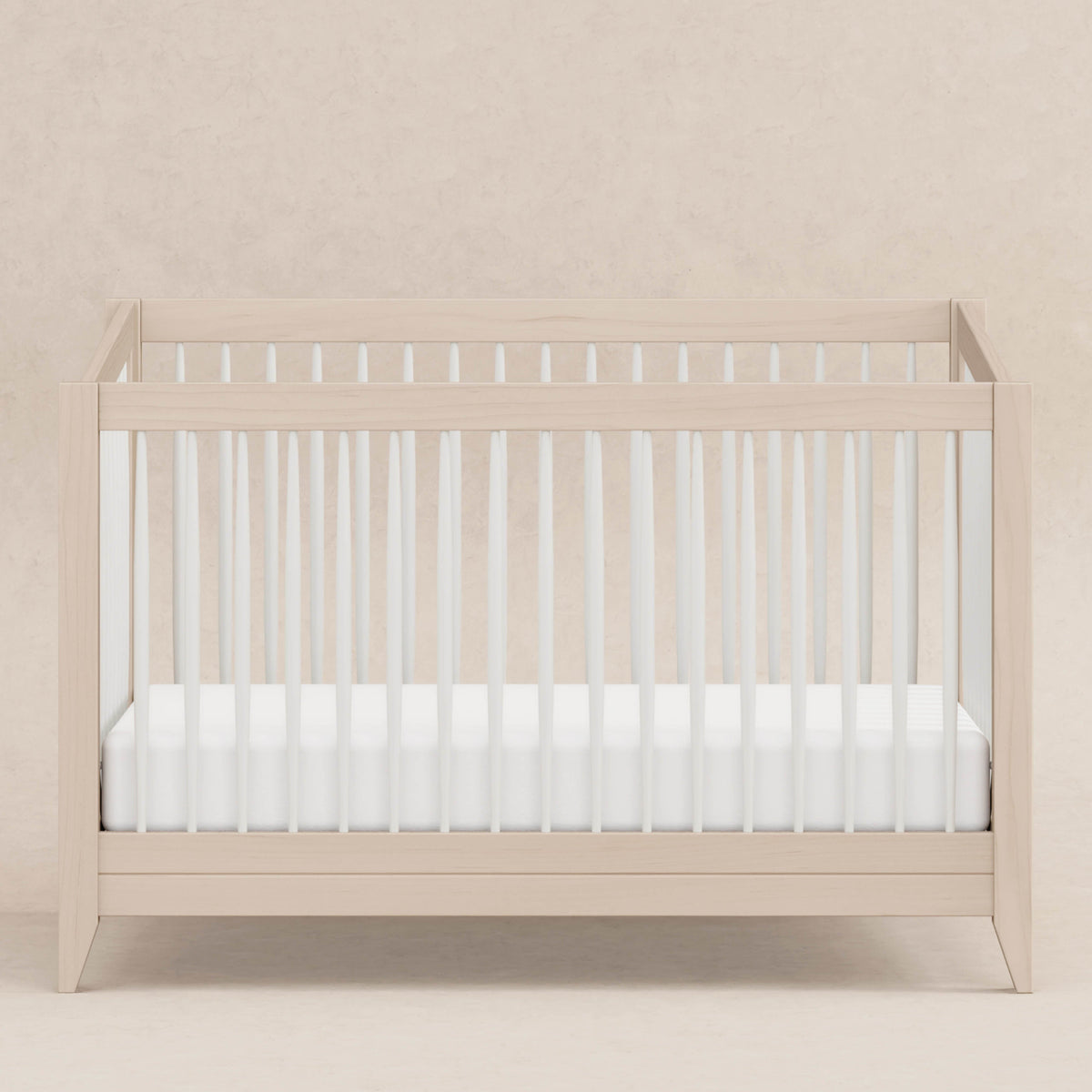 M10301NXW,Sprout 4-in-1 Convertible Crib w/Toddler Bed Conversion Kit in W Natural/White