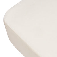 M26385PCMEWLB,Kiwi Gliding Ottoman in Performance Cream Eco-Weave w/ Light Wood Base