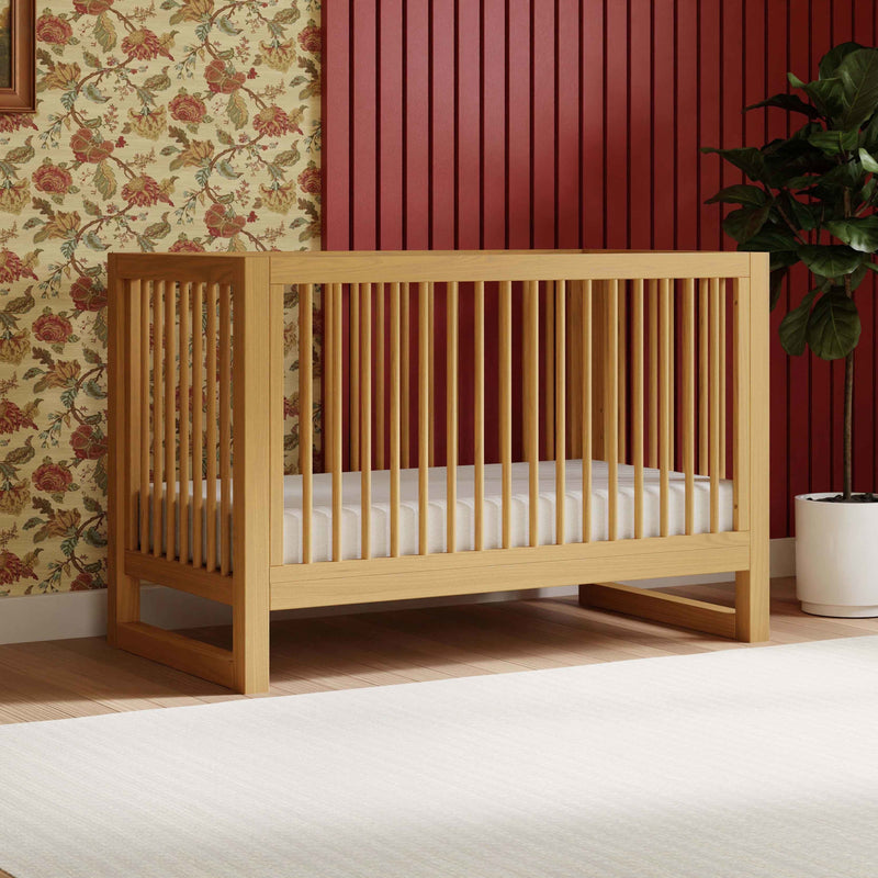M23301HY,Nantucket 3-in-1 Convertible Crib w/Toddler Bed Conversion Kit in Honey