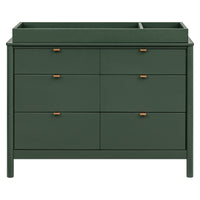 M25616FRGR,Bondi 6-Drawer Assembled Dresser in Forest Green