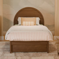 M25973NL,Twin Storage Trundle Bed in Natural Walnut
