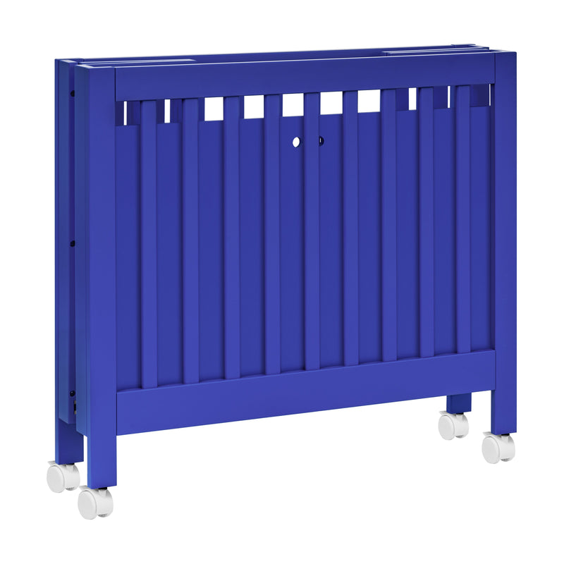 M6698CBT,Origami Mini Crib in Cobalt