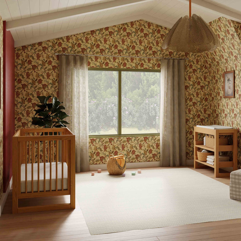 M23301HY,Nantucket 3-in-1 Convertible Crib w/Toddler Bed Conversion Kit in Honey