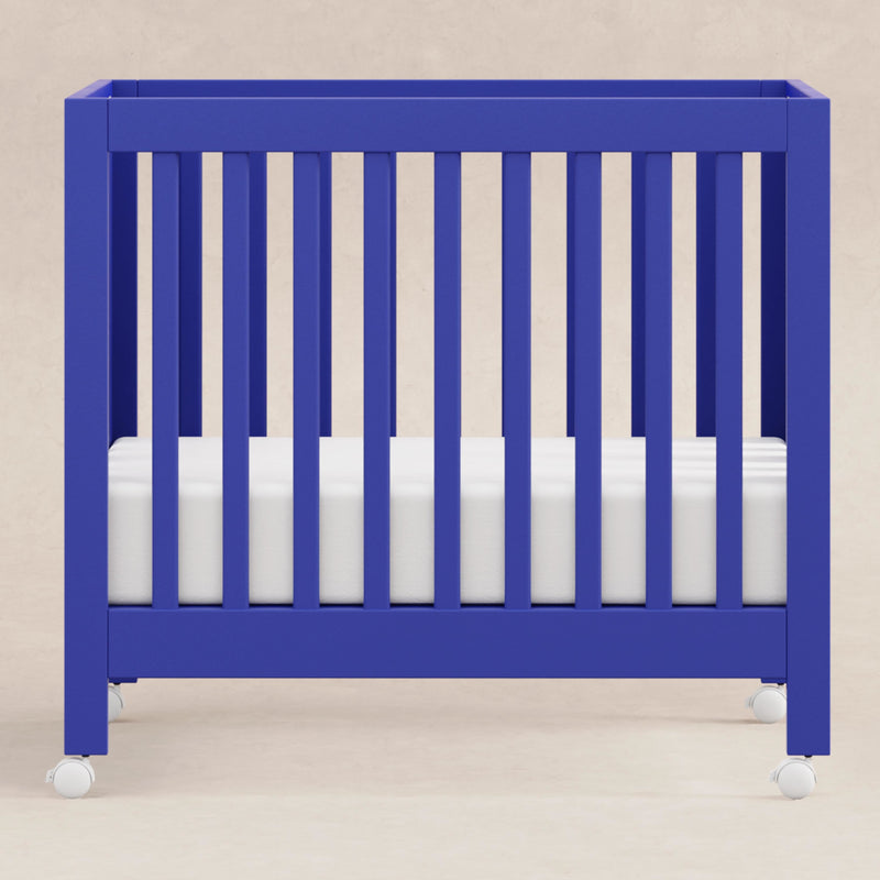 M6698CBT,Origami Mini Crib in Cobalt