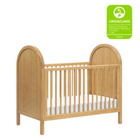 M25601HY,Bondi 3-in-1 Convertible Crib w/ Toddler Bed Kit in Honey