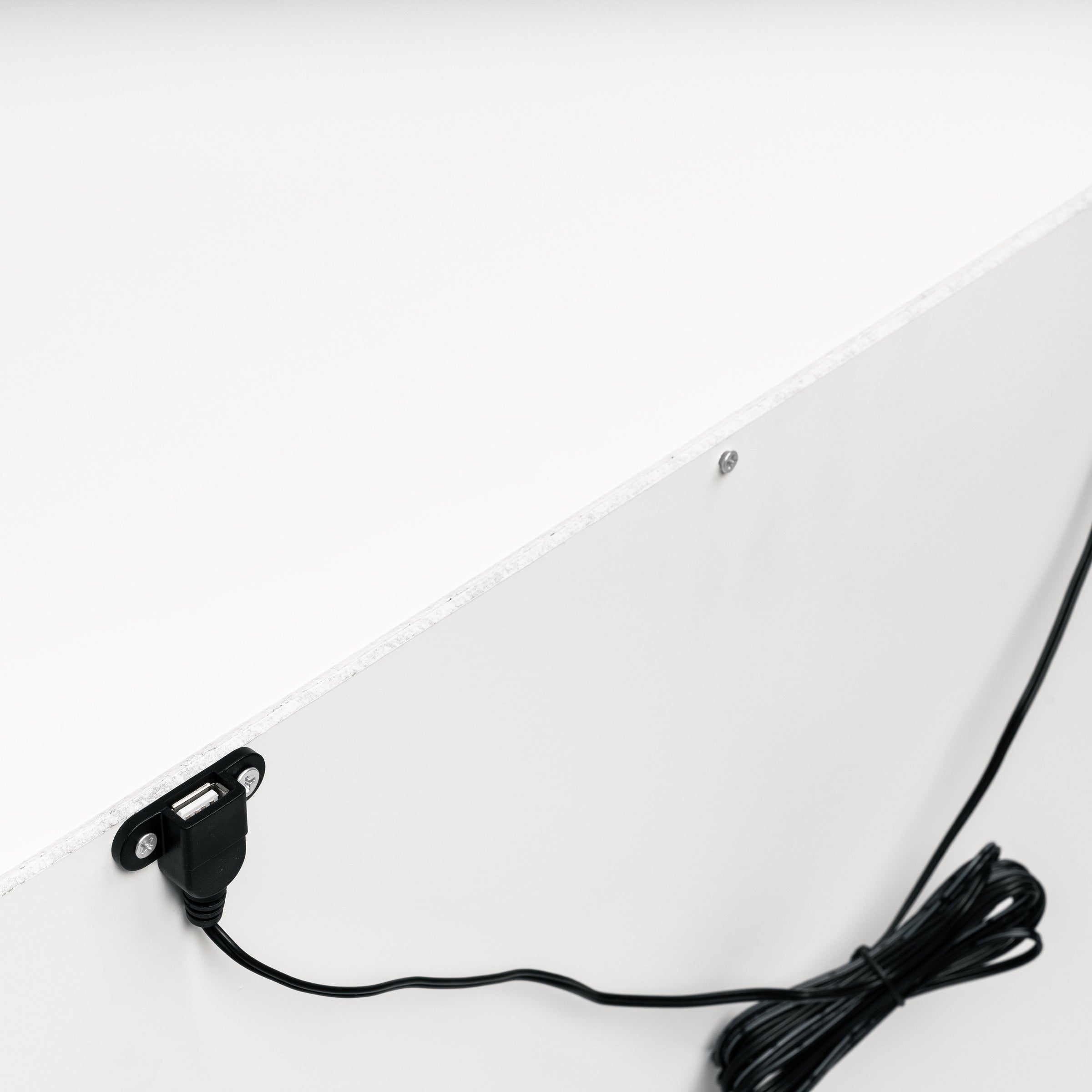 M4260W,Hudson Nightstand with USB Port in White