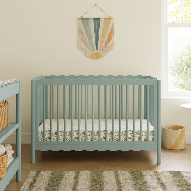 M27901LS,Swell 4-in-1 Convertible Crib w/Toddler Conversion Kit in Light Sage