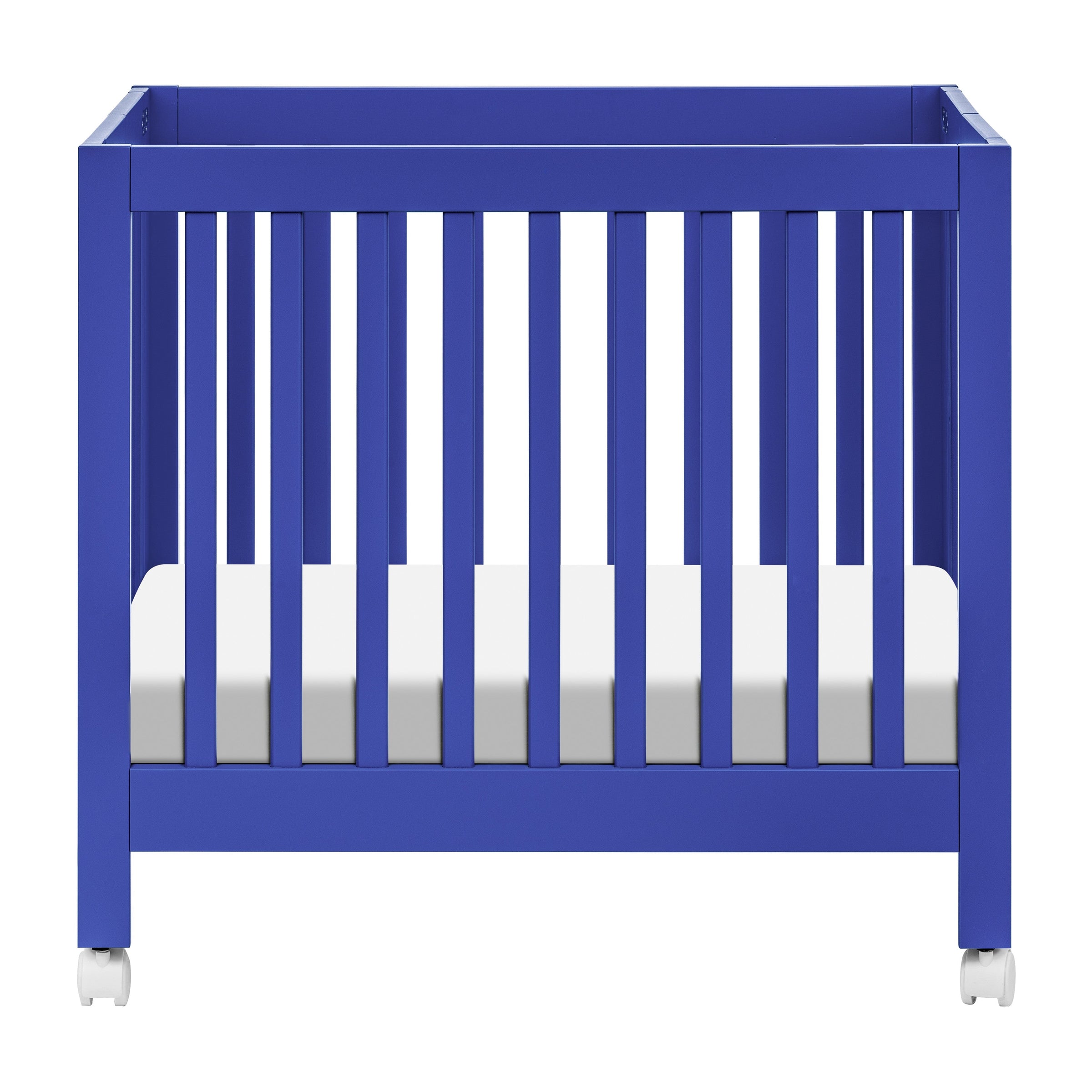 M6698CBT,Origami Mini Crib in Cobalt