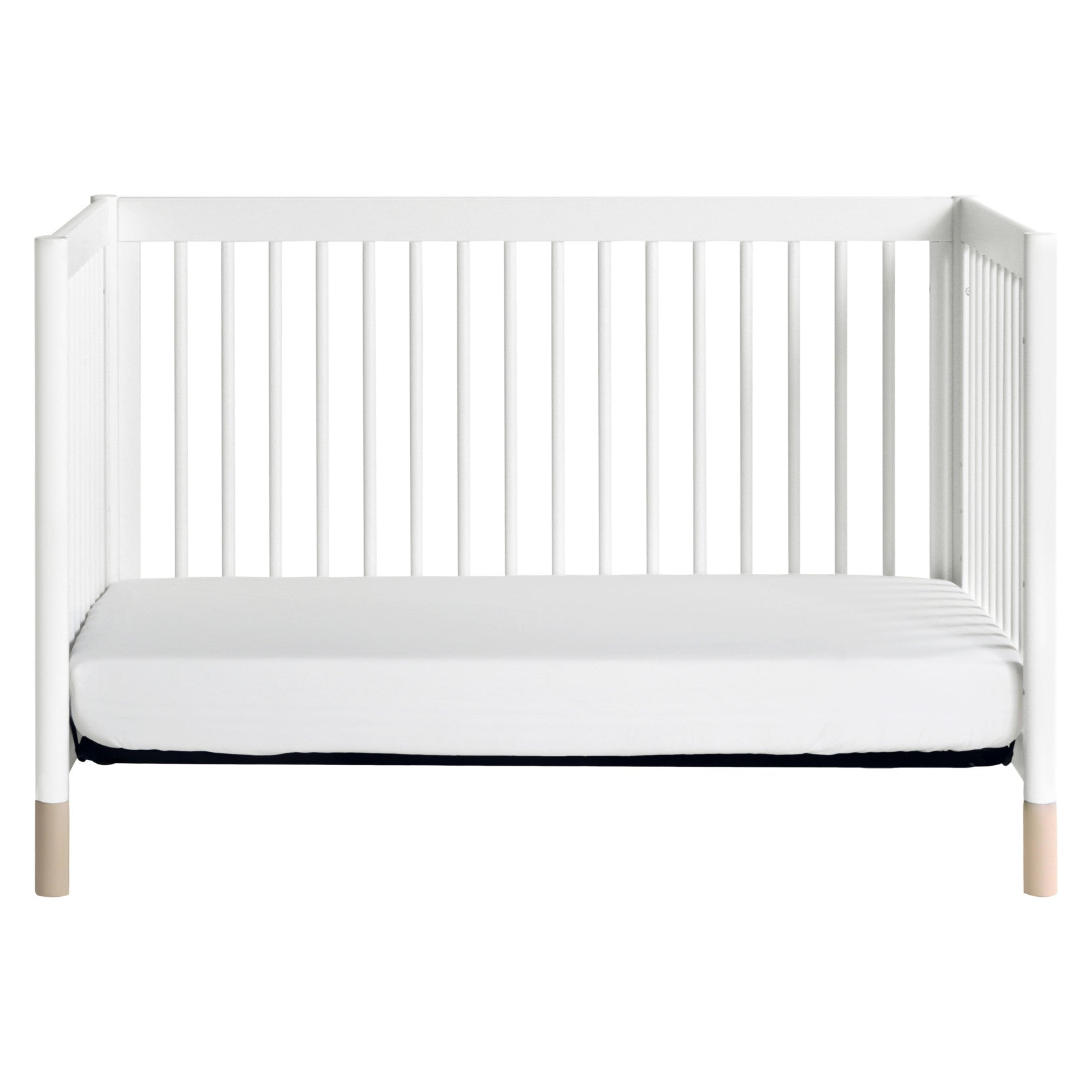 M12901WNX,Gelato 4-in-1 Convertible Crib w/Toddler Conversion Kit in White  NX Feet