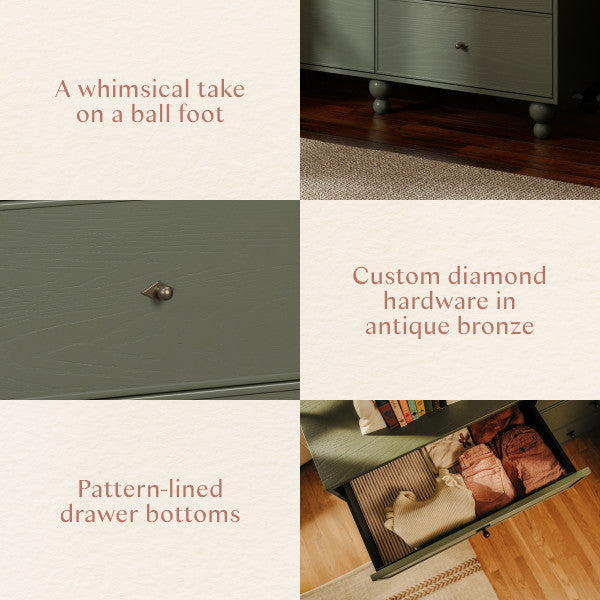 M33316AE,Nate Berkus x Babyletto Astre 6-Drawer Dresser in Archival Elm