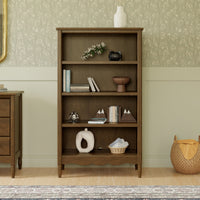 M7114NL,Liberty Assembled Bookcase in Natural Walnut