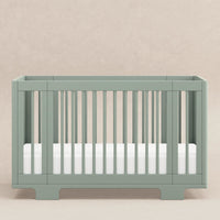 M23401LS,Yuzu 8-in-1 Convertible Crib w/All-Stages Conversion Kits in Light Sage