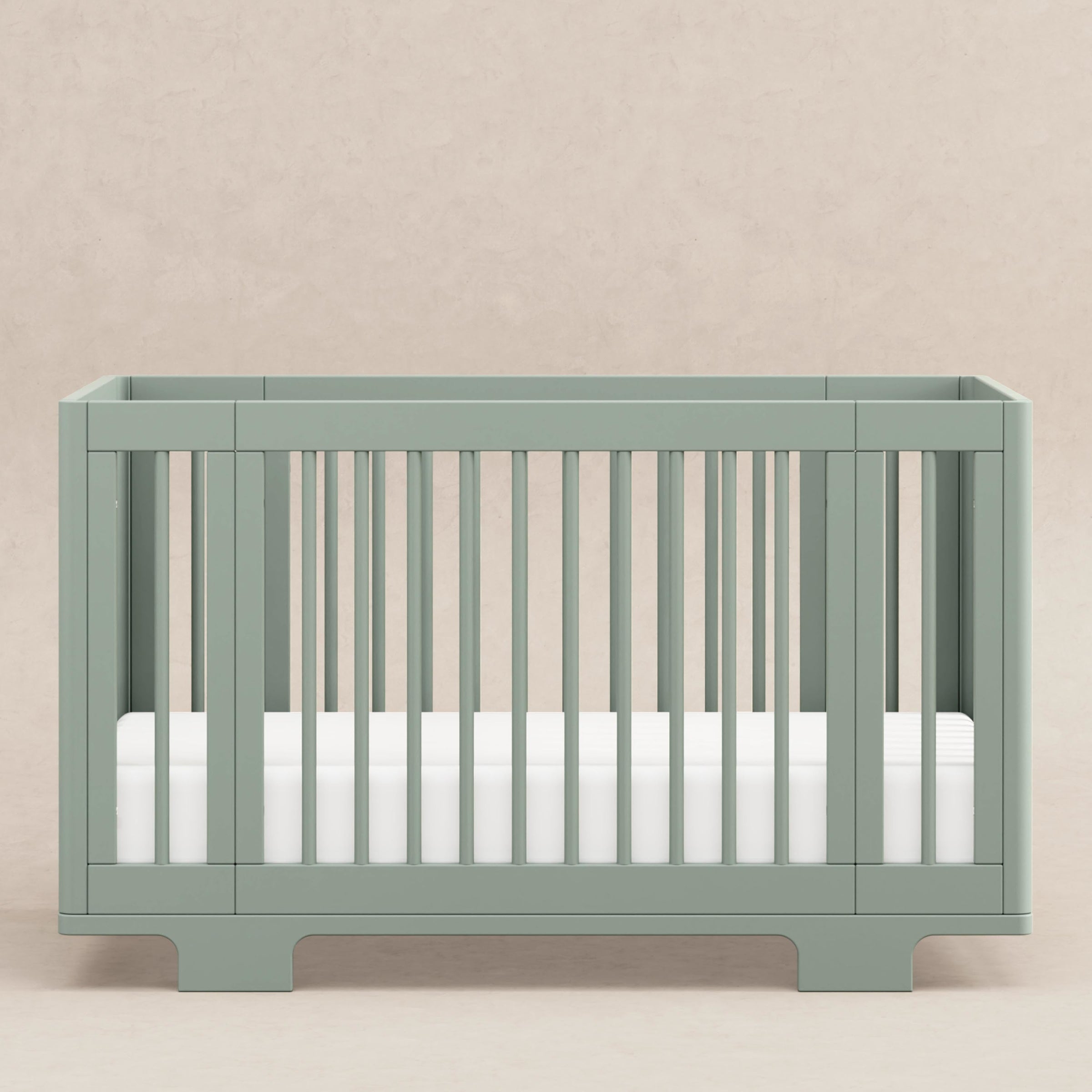 M23401LS,Yuzu 8-in-1 Convertible Crib w/All-Stages Conversion Kits in Light Sage