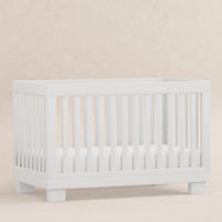 M6701W,Modo 3-in-1 Convertible Crib w/Toddler Bed Conversion Kit in White Finish