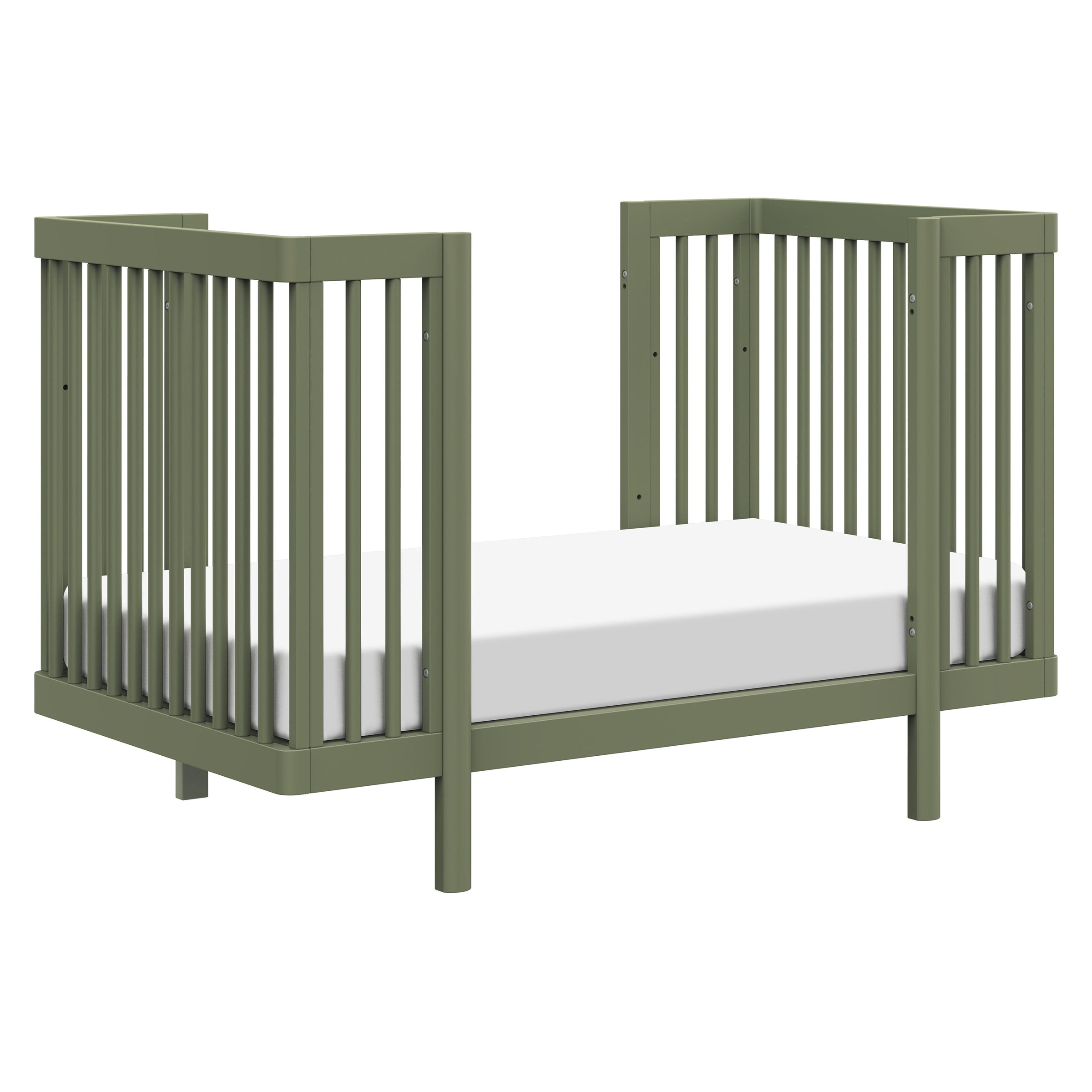 M29880OL,Pogo 8-in-1 Convertible Crib w/All-Stages Conversion Kits in Olive