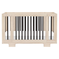 M23401NXB,Yuzu 8-in-1 Convertible Crib w/All-Stages Conversion in Washed Natural/Black