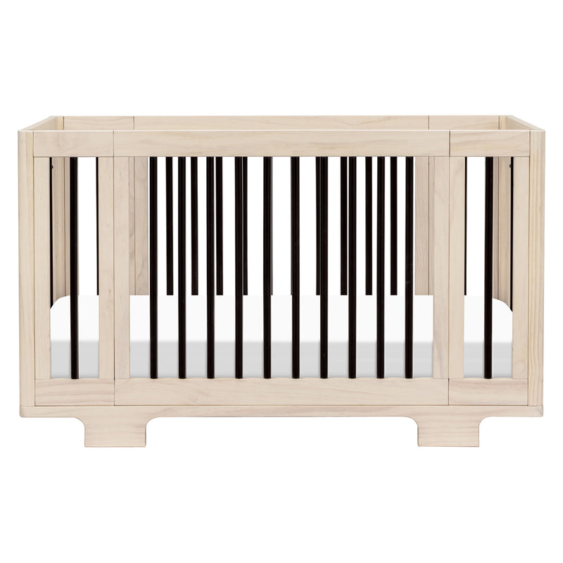 M23401NXB,Yuzu 8-in-1 Convertible Crib w/All-Stages Conversion in Washed Natural/Black