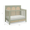 M24801FSPSEW,Eloise 4-in-1 Convertible Crib in French Sage and Performance Sand Eco-Weave