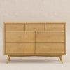M15916HY,Palma 7-Drawer Double Dresser  Assembled in Honey