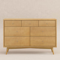 M15916HY,Palma 7-Drawer Double Dresser  Assembled in Honey