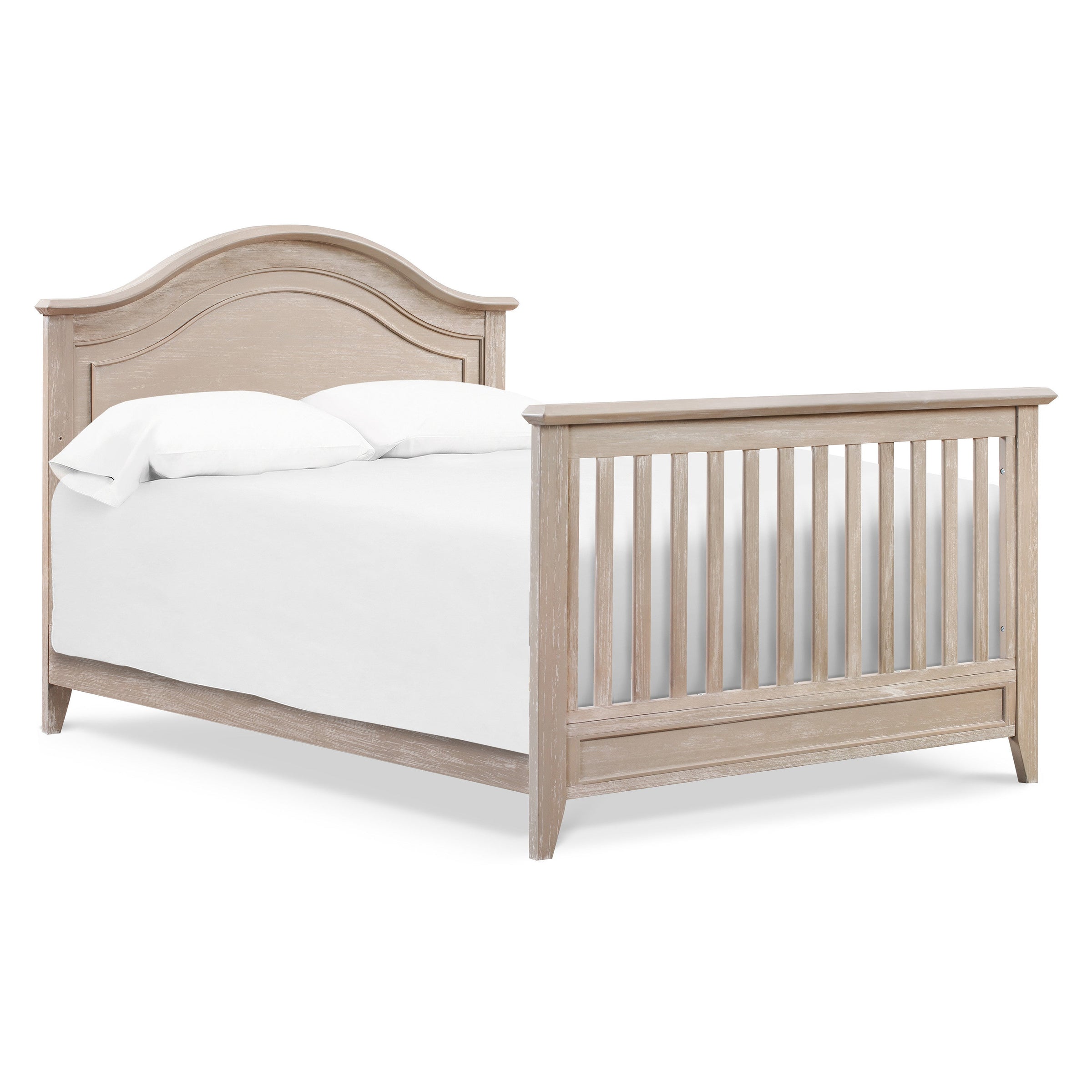 M34401SDB,Beckett Rustic 4-in-1 Convertible Curve Top Crib in Sandbar