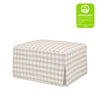 M21785TGH,Crawford Gliding Ottoman in Tan Gingham