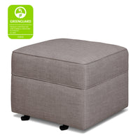 M17285FTGRY,Willa/Alden Gliding Ottoman in Steel Grey Tweed