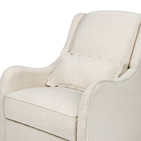 M27787WB,Devon Recliner and Swivel Glider in Ivory Boucle
