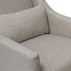 M11287PGEW,Toco Swivel Glider and Ottoman in Performance Grey Eco-Weave w/Natural Feet