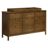 M25928NL,Bondi 9-Drawer Assembled Dresser in Natural Walnut