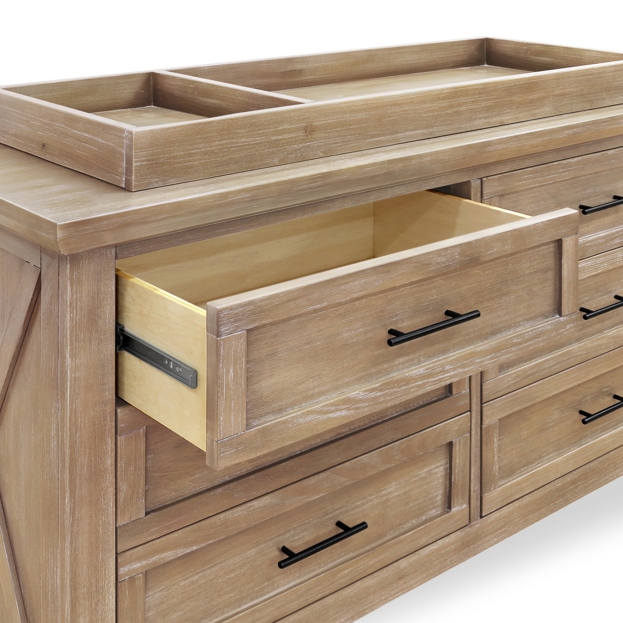 B14516DF,Emory Farmhouse 6-Drawer Dresser in Driftwood