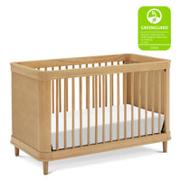 M23701HYHC,Marin with Cane 3-in-1 Convertible Crib in Honey and Honey Cane