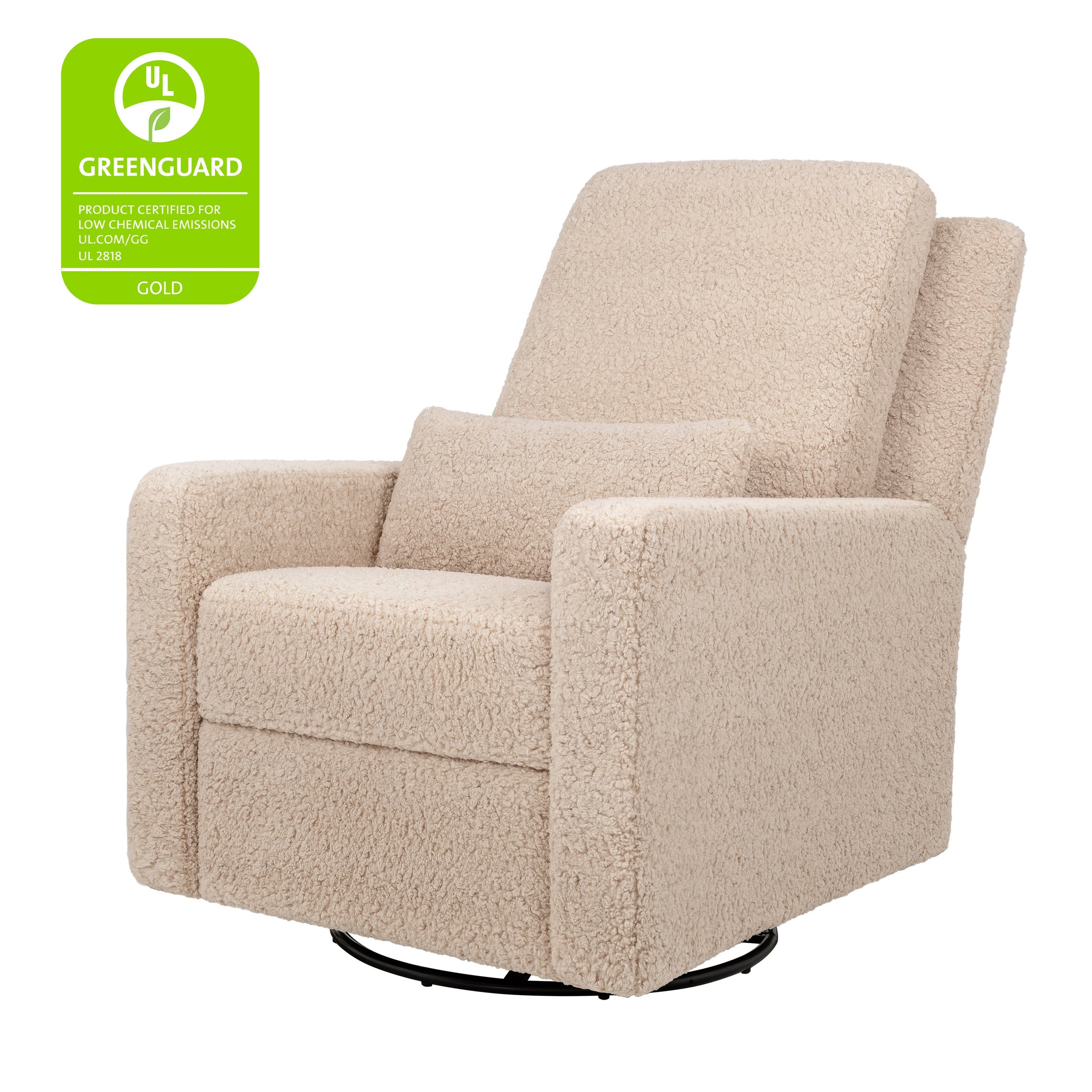 M23087CSG,Sigi Recliner and Swivel Glider in Chai Shearling