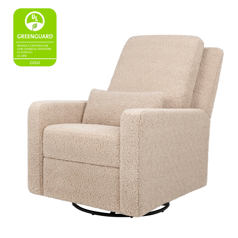 M23087CSG,Sigi Recliner and Swivel Glider in Chai Shearling