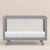 M4201GW,Hudson 3-in-1 Convertible Crib w/Toddler Bed Conversion Kit in Grey/White
