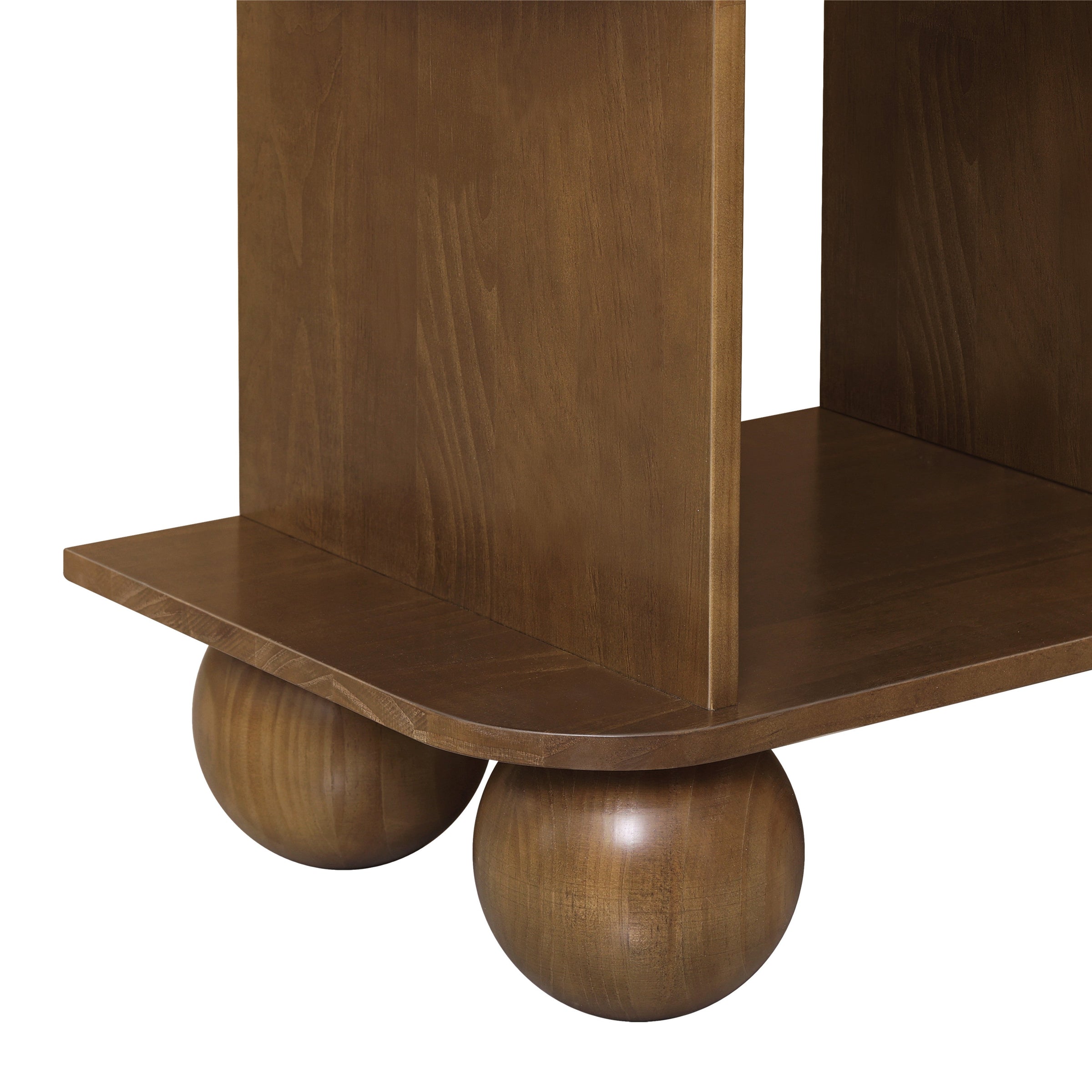 M31811NL,Crosby Open Bookcase in Natural Walnut