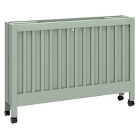 M6601LS,Maki Full Size Folding Crib w/ Toddler Bed Conversion Kit in Light Sage