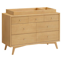 M15916HY,Palma 7-Drawer Double Dresser  Assembled in Honey