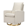 M20987WBG,Cali Pillowback Swivel Glider in Ivory Boucle w/ Gold Base