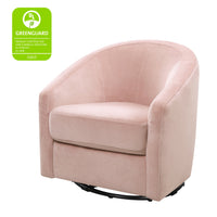 M5887BPV,Madison Swivel Glider in Blush Pink Velvet